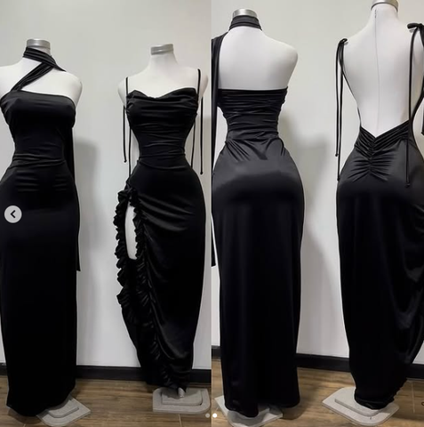 Black Sexy Sheath Prom Dress Evening Dress Y8270