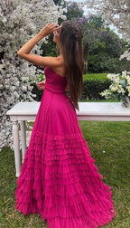 Vestidos largos de corte línea A para graduación, vestidos de noche, vestidos de fiesta, vestidos formales Y2797