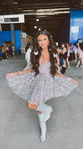 Chic Silver Homecoming Dress Show Party Dress Y3042