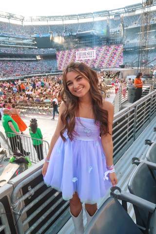 Cute Strapless A-line Tulle Homecoming Dress Party Dress Y2481