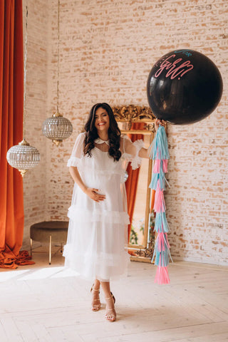 Vestido blanco para embarazadas Vestido blanco para embarazadas 