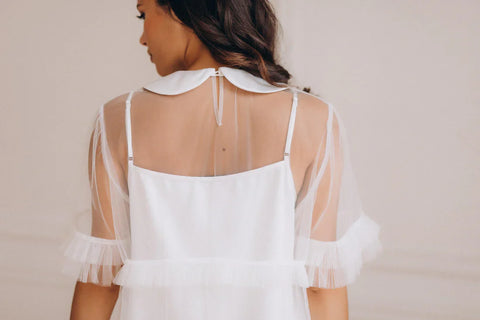 Vestido blanco para embarazadas Vestido blanco para embarazadas 