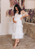 Vestido blanco para embarazadas Vestido blanco para embarazadas 