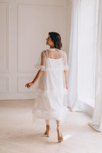 Vestido blanco para embarazadas Vestido blanco para embarazadas 