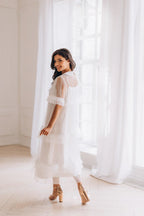 Vestido blanco para embarazadas Vestido blanco para embarazadas 