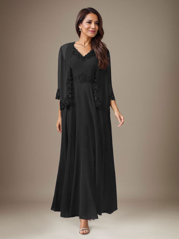 Robe prune trapèze en mousseline à sequins 