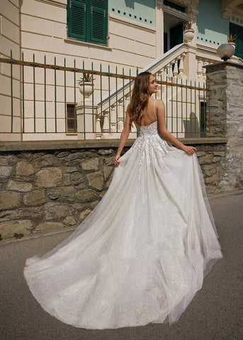 Vestidos de novia bohemios para mujer, sexys, con escote corazón, sin mangas, corte princesa, apliques de encaje y abertura lateral.