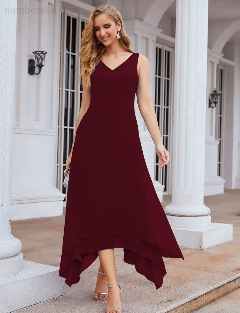 Vestidos de chifón de talla grande para la madre de la novia con chaqueta, vestidos formales para boda SY28073 