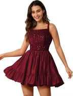 Fit and Flare Homecoming Dress for Teens VMH113
