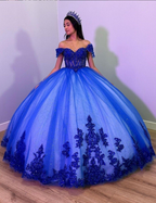 Vestido de quinceañera con hombros descubiertos, vestido de baile, vestidos de 16 años Y4939
