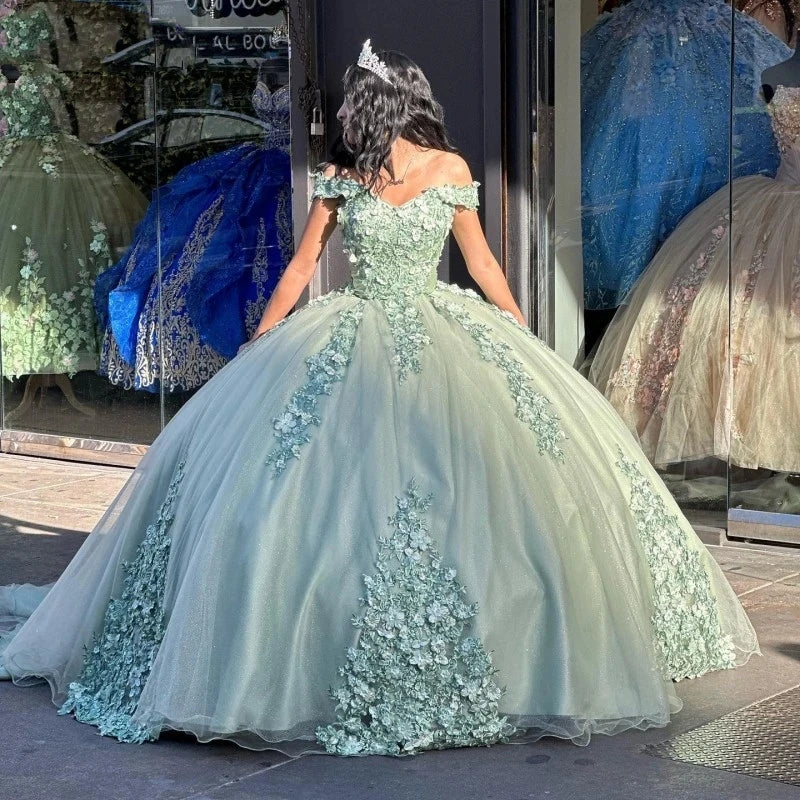 Robe de bal à épaules dénudées avec dos nu et nœud papillon pour une fête de 15 ans Y7248