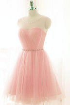 Charming Tulle Short Prom Dresses Homecoming Dresses PG019
