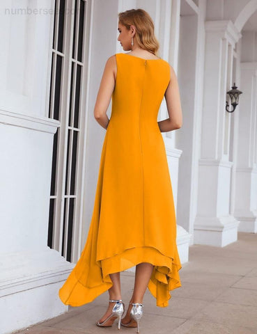 Vestidos de chifón de talla grande para la madre de la novia con chaqueta, vestidos formales para boda SY28073 