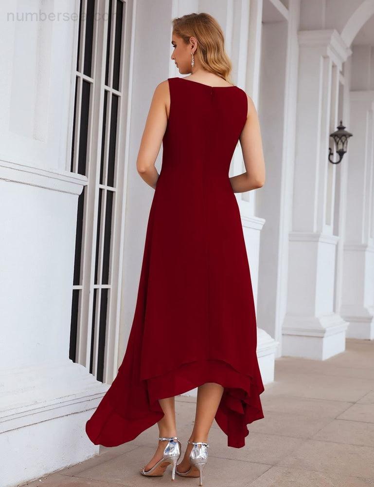 Vestidos de chifón de talla grande para la madre de la novia con chaqueta, vestidos formales para boda SY28073 