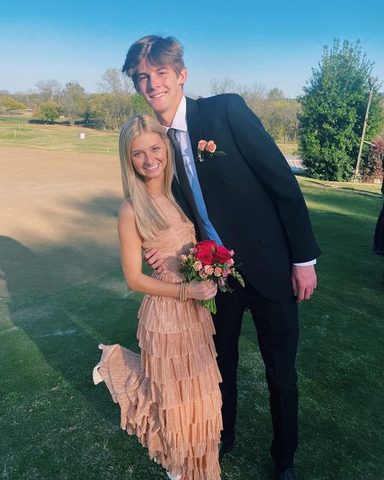 Robe de soirée longue à bretelles spaghetti et volants, robe de bal chic Y2053