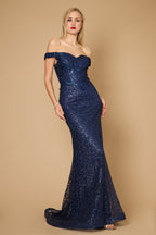 Formal Mermaid Fitted Evening Dress