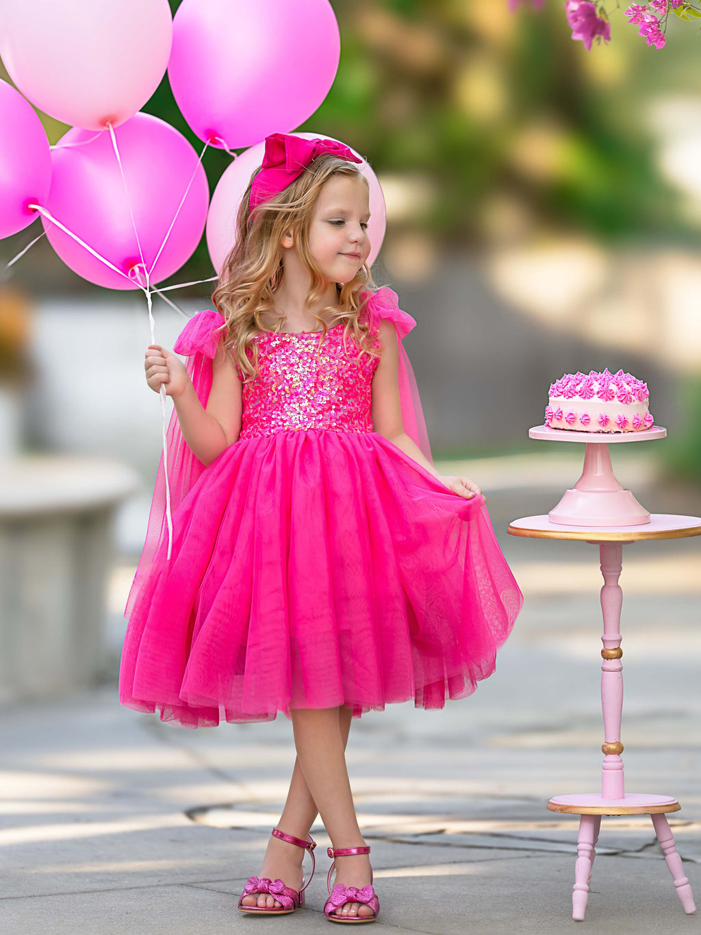 Vestido de fiesta de cumpleaños de tul con lentejuelas hasta la rodilla 
