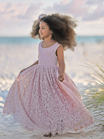 Vestido de niña de las flores, corte recto, tutú, espalda de encaje con estampado paisley, estilo A, para fiesta. 