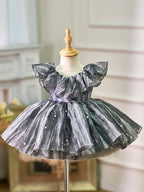 Vestido de gala/de princesa para fiesta de primer cumpleaños de niña 