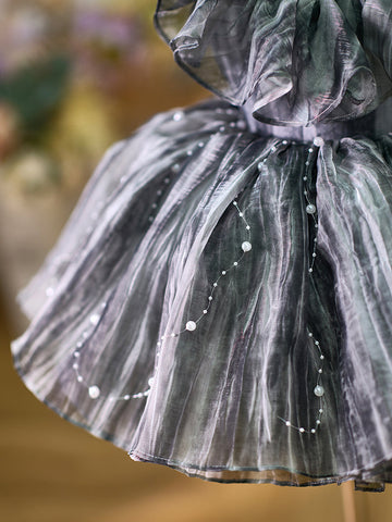 Vestido de gala/de princesa para fiesta de primer cumpleaños de niña 