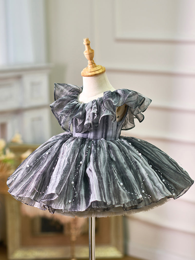 Vestido de gala/de princesa para fiesta de primer cumpleaños de niña 