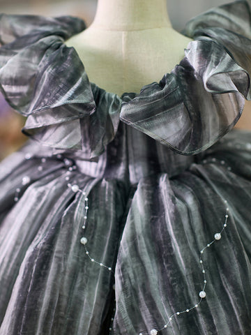 Vestido de gala/de princesa para fiesta de primer cumpleaños de niña 