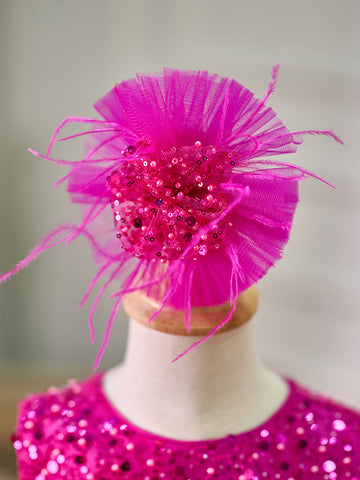 Vestido de tul con lentejuelas hasta la rodilla para bebé niña 