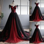 Robe de soirée longue en tulle vert unique à épaules dénudées et décolleté en cœur Y7795