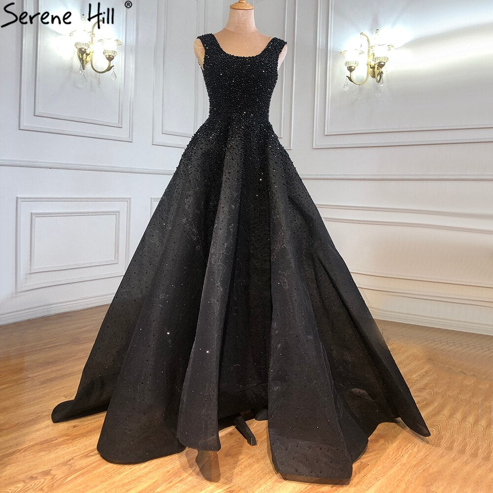 Dubai Champange Full Crystal A-Line Evening Dresses Design Sleeveless Luxury Sexy Evening Gowns LA70232