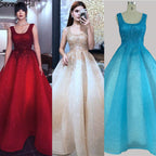 Dubai Champange Full Crystal A-Line Evening Dresses Design Sleeveless Luxury Sexy Evening Gowns LA70232