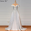On Sale no return no refundSale Dubai Ivory Sweetheart Crystal Sexy Evening Dresses 2025 Dubai Design Sleeveless Luxury Evening Gowns LA60925