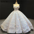 Dubai Sweetheart Sexy Green Luxury Wedding Dresses 2025 Sequined Off Shoulder Bridal Gowns HM66991 Custom Made