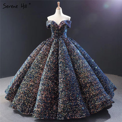 Vestidos de novia de lujo, sexis y verdes, estilo Dubai Sweetheart, colección 2025. Vestidos de novia con lentejuelas y hombros descubiertos, modelo HM66991. Hechos a medida. 