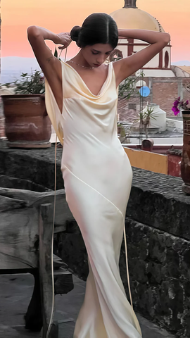 Sexy Backless Satin Sheath Prom Dress Long Evening Dress Y8280