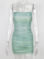 Sexy Shiny Dress Short Homecoming Dress Y1908