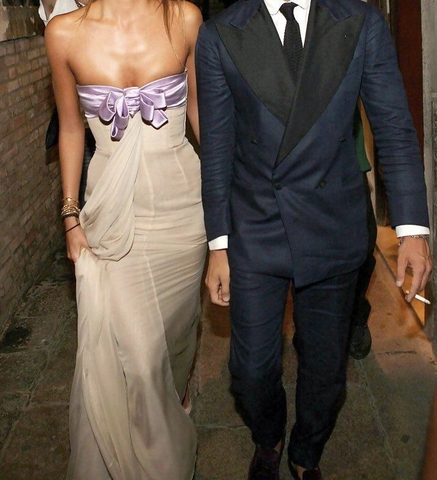 Vestido de noche vintage sin tirantes de satén y gasa, vestido de gala formal Y8074