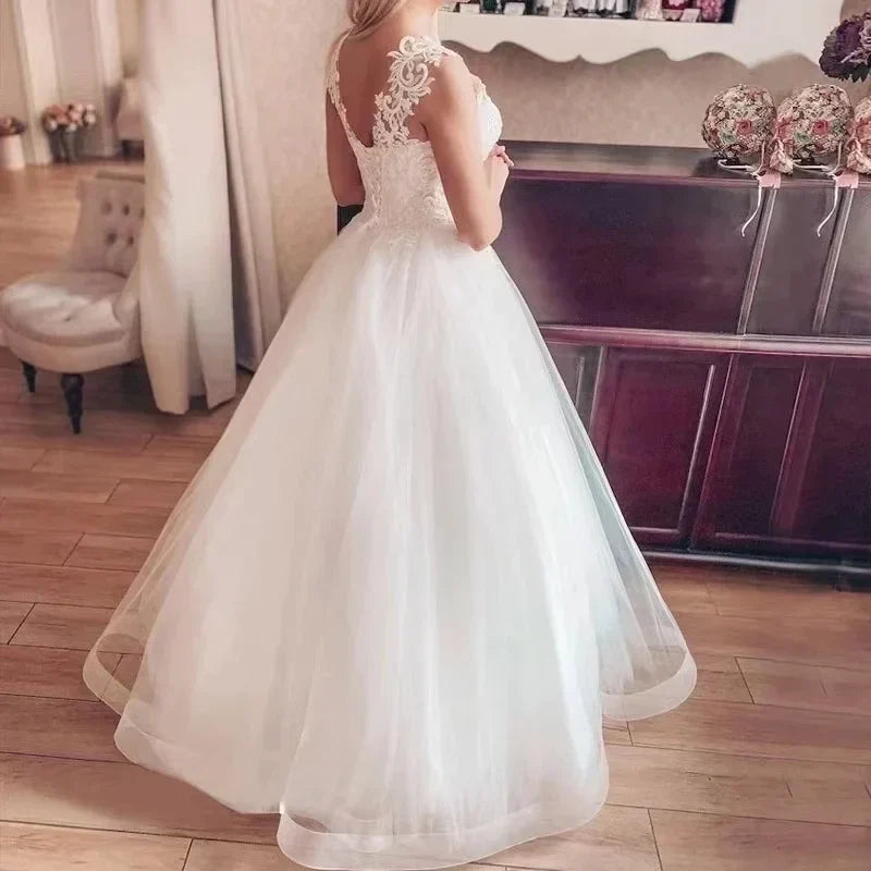 Élégant Une Ligne Boho Robe De Mariée Sur Mesure Plage Robes De Mariée Grande Taille Dentelle Robes De Noiva Simple Свадебное платье