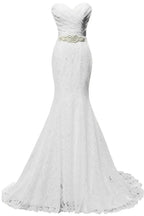 Elegant Mermaid Wedding Dresses Sweetheart Wedding Gowns WD720