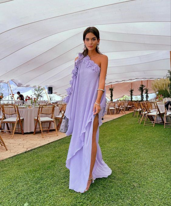Robe de bal lilas, robe de soirée, robe de cocktail Y4744
