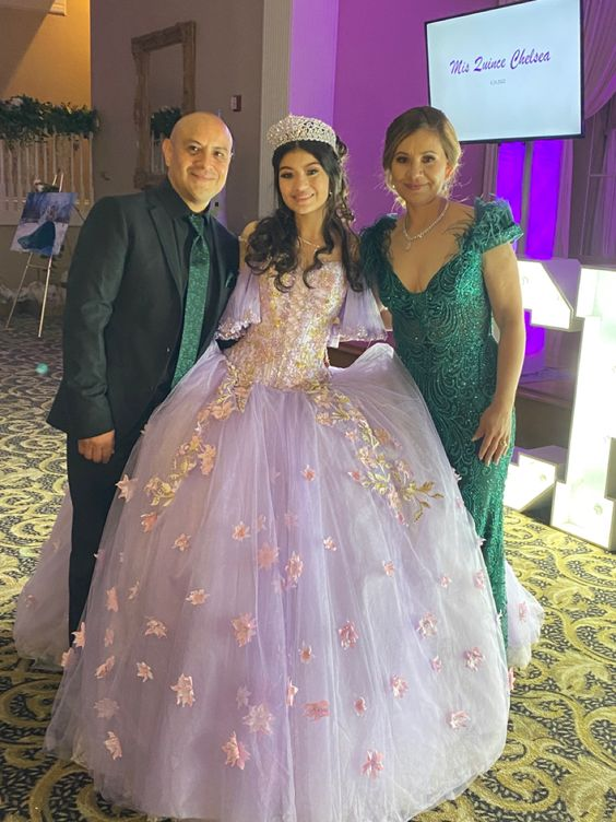 Impresionante vestido de baile con apliques de tul, vestido de princesa, vestido para quinceañera Y6758
