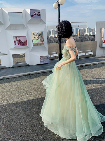 Robe de soirée longue à épaules dénudées Y620