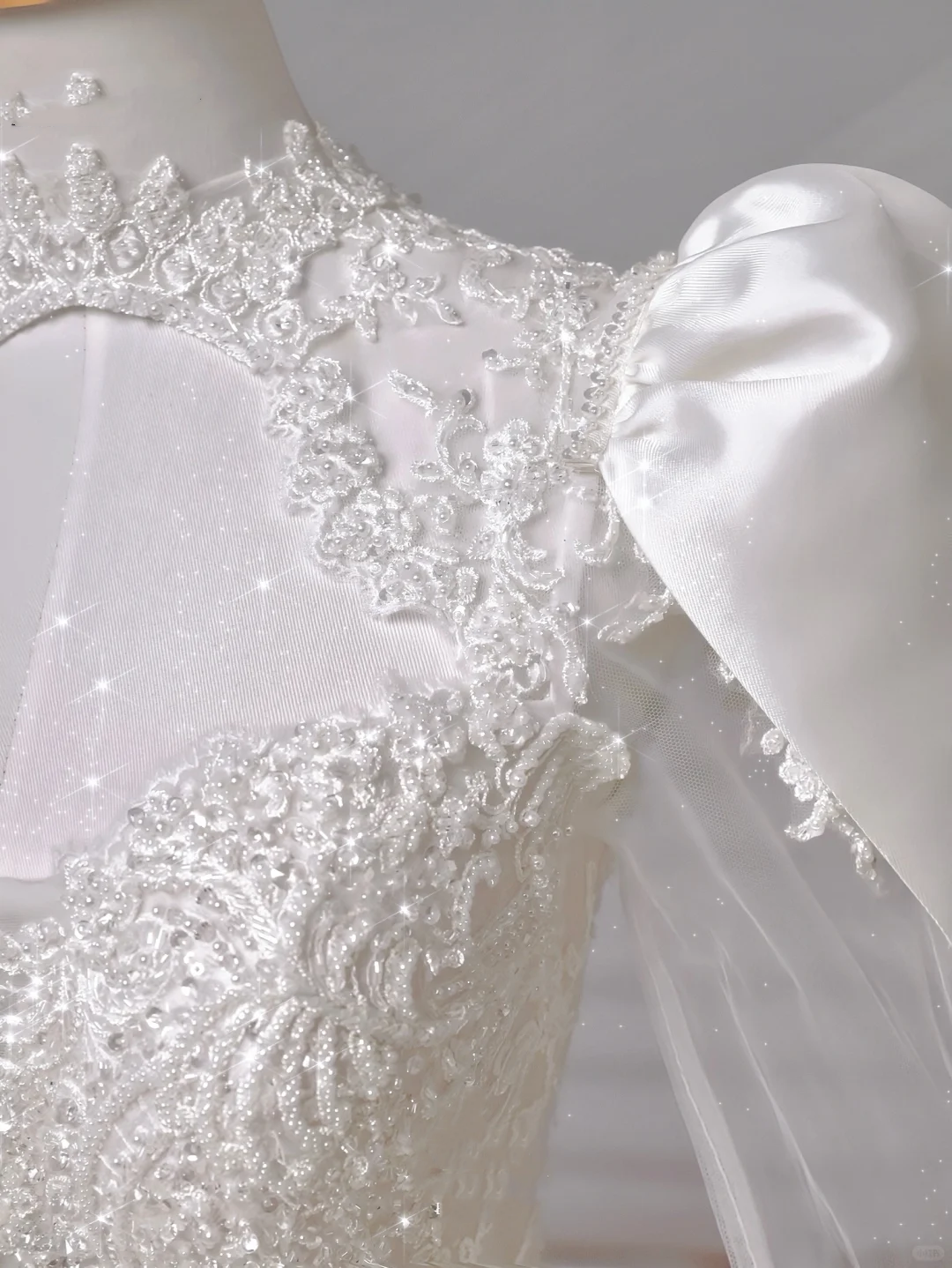 Gorgeous White Satin Lace Appliques A Line Wedding Dress,Formal Prom Dress Y8607