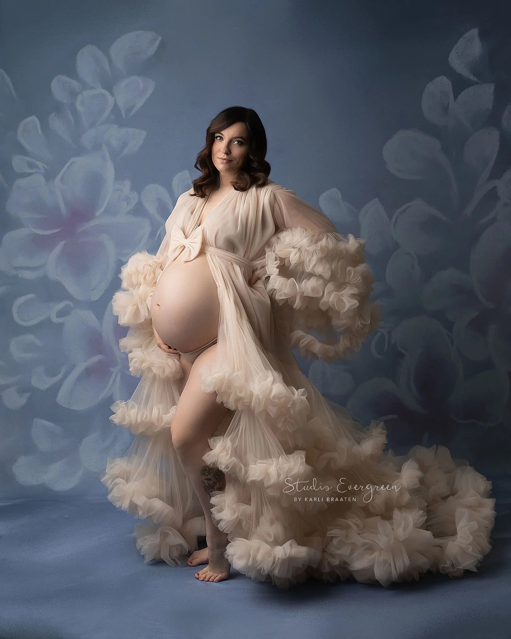 Vestidos de maternidad de tul esponjoso
