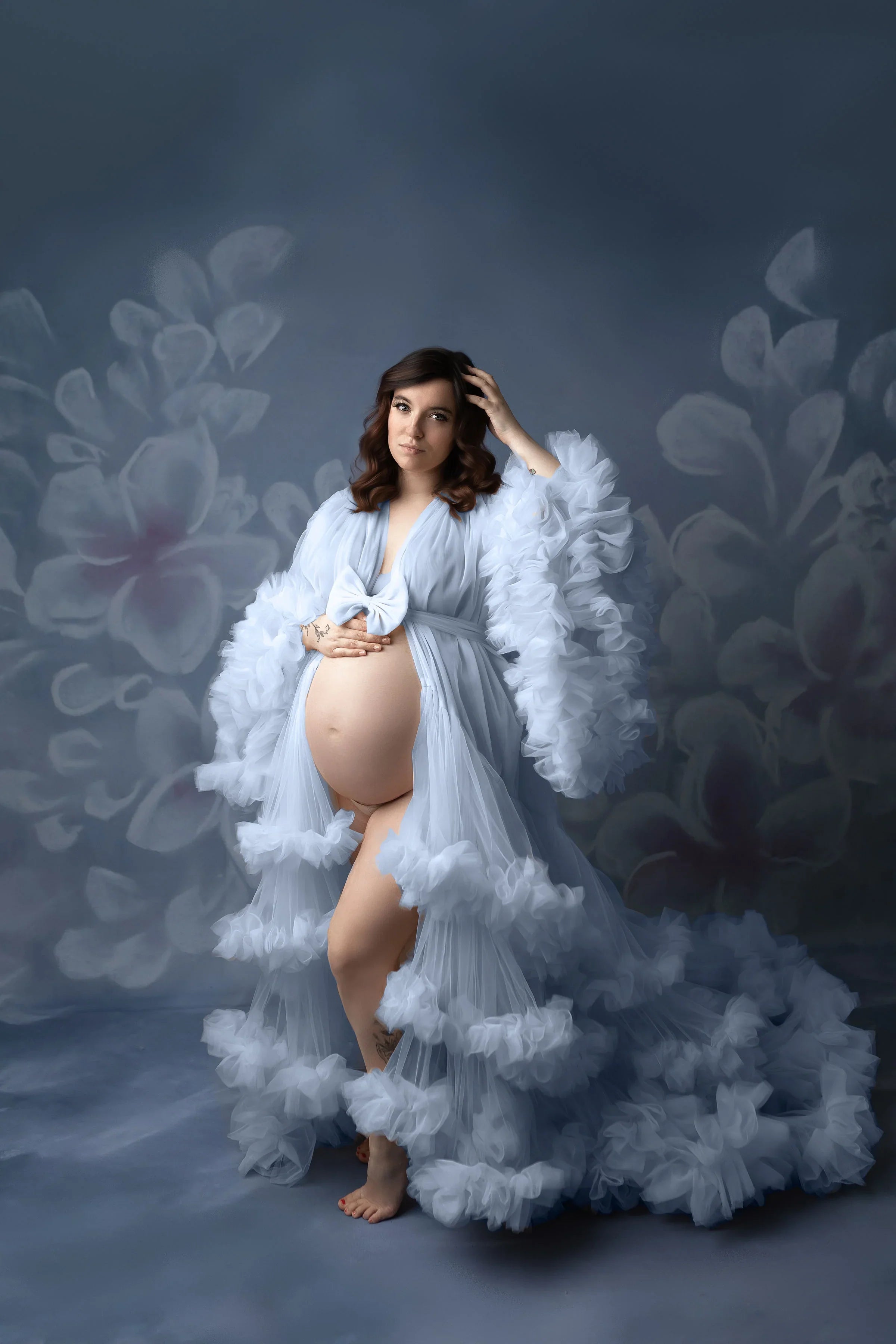 Vestidos de maternidad de tul esponjoso