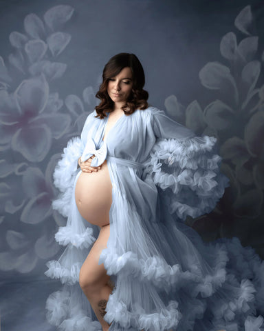 Vestidos de maternidad de tul esponjoso