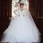 Robes de soirée, robe de mariée à manches longues, robe de bal, robe de mariée pour occasions spéciales, robe de mariée, style princesse, robe de fée 