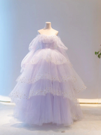 Vestidos de graduación brillantes, vestidos de graduación morados, batas de cóctel, vestidos de graduación con hombros descubiertos, vestidos de graduación de manga larga Y2408
