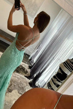 Vestidos largos de fiesta, vestidos de noche y vestidos de sirena con apliques de encaje y tul