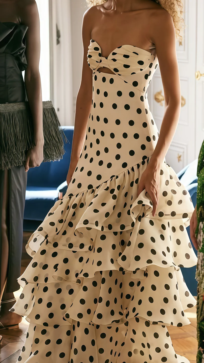 Elegante vestido de fiesta de gasa con volantes y escote corazón, sin tirantes, estilo sirena, modelo Y8279