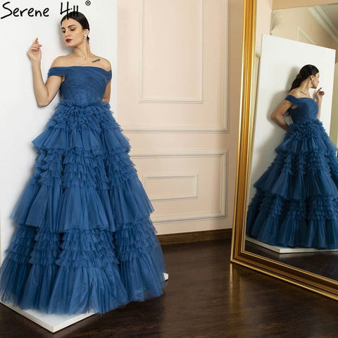 Vestidos de novia rosas con hombros descubiertos 2025, sexys, sencillos y escalonados, de alta calidad, HM67120, hechos a medida